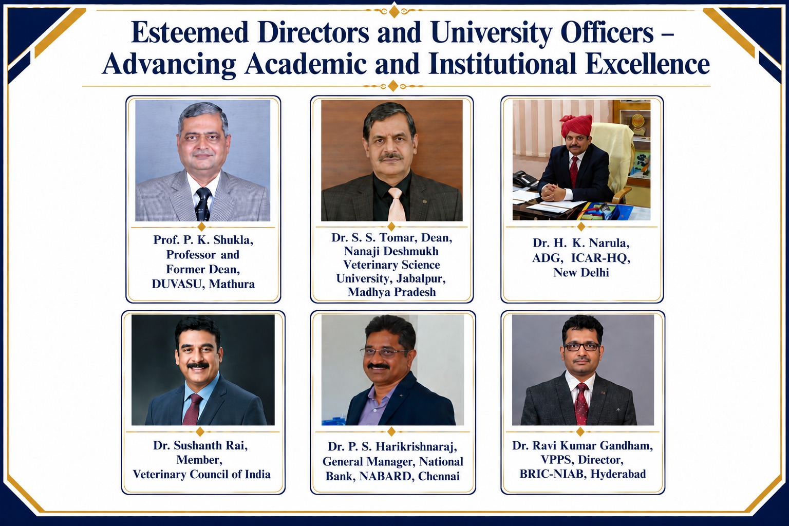 Esteemed Directors and University Officers - Group 2