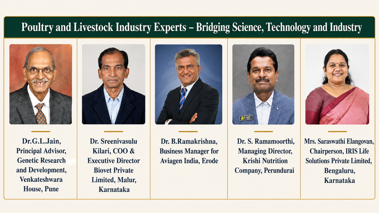 Poultry and Livestock Industry Experts